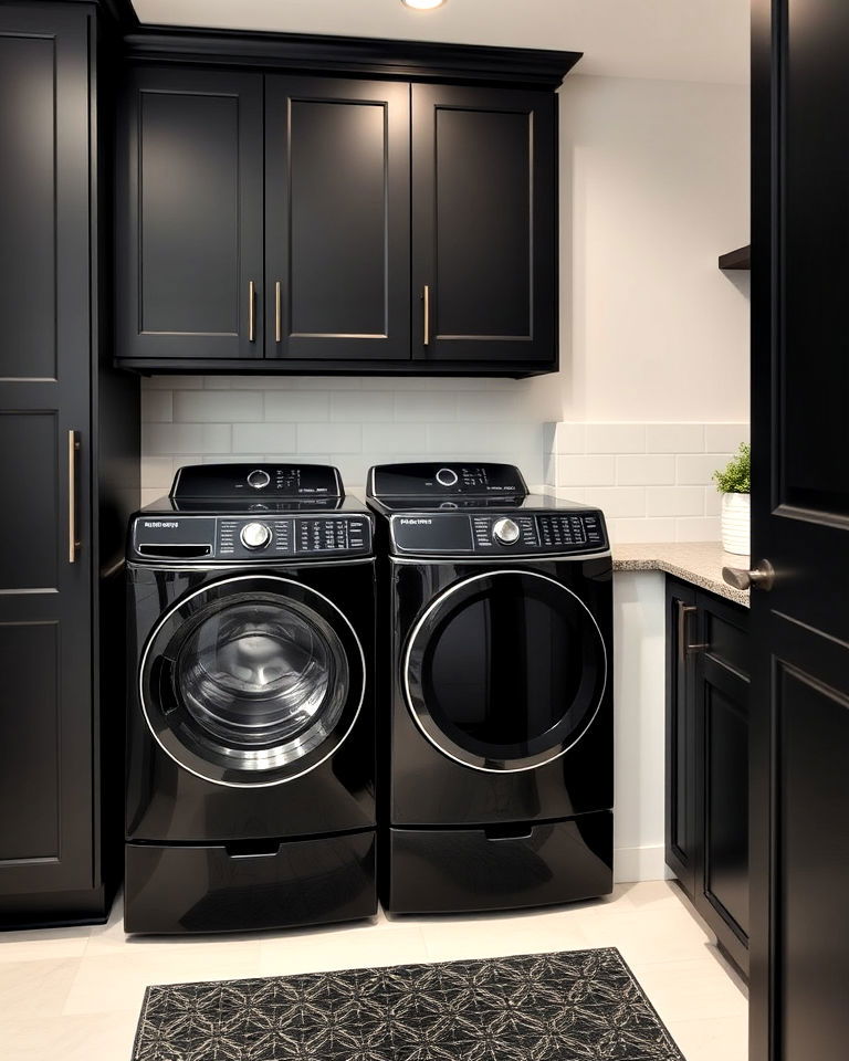 black appliances for a cohesive look