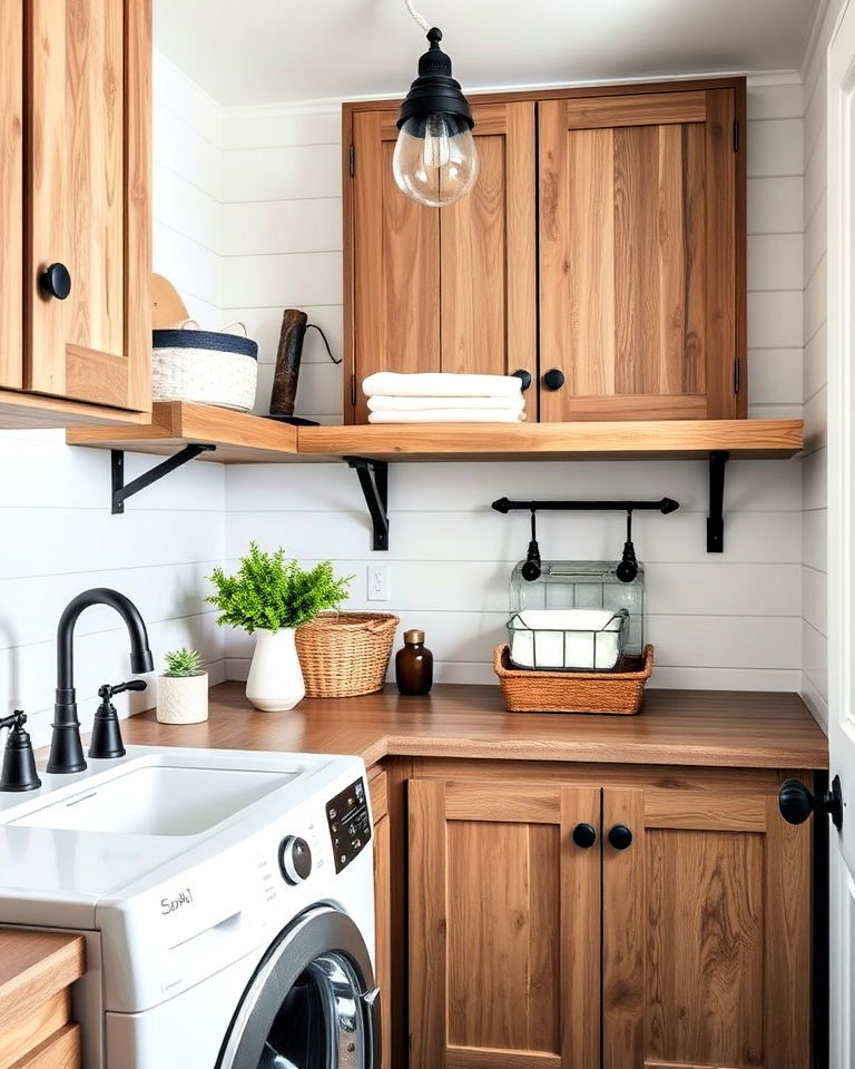 black iron fixtures for a modern twist