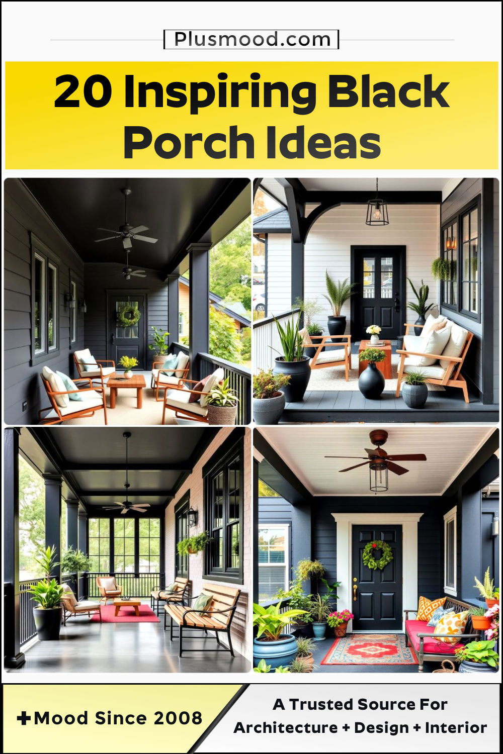 black porch ideas to copy