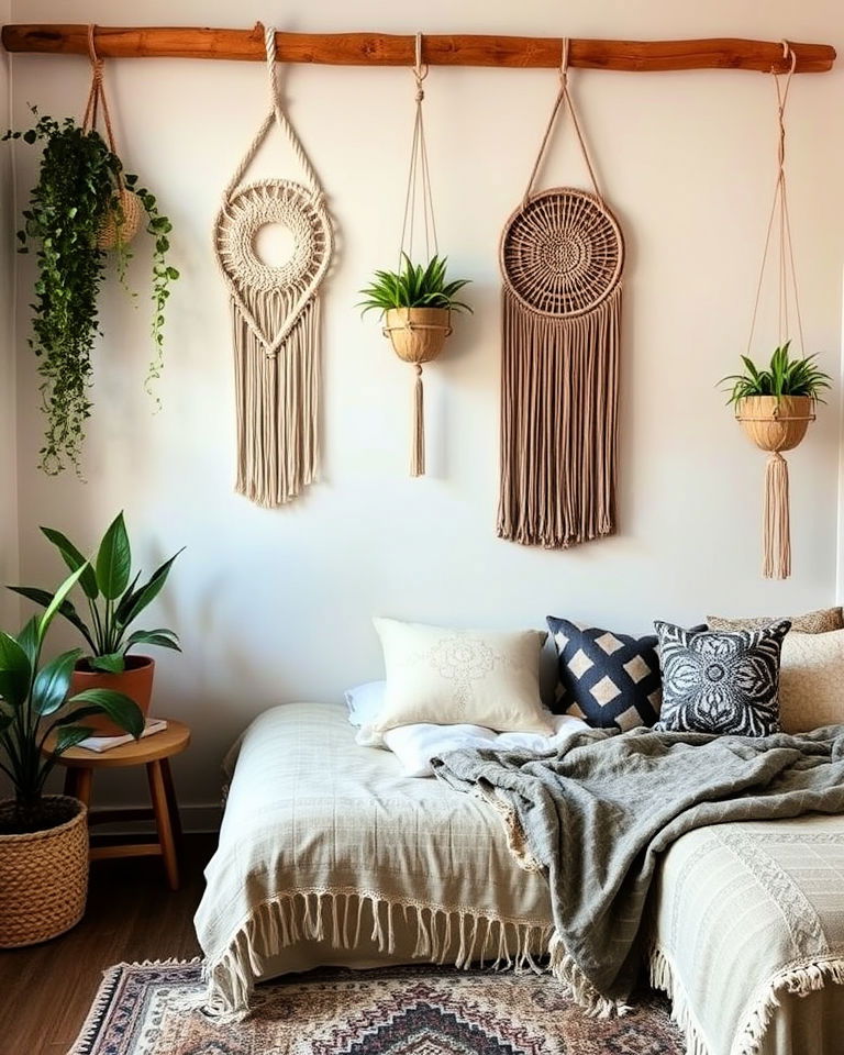bohemian diy macramé decor