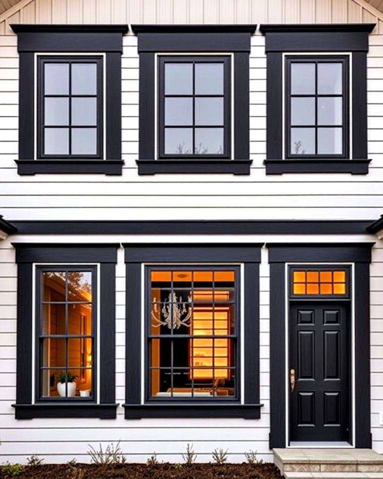 bold contrasting trim