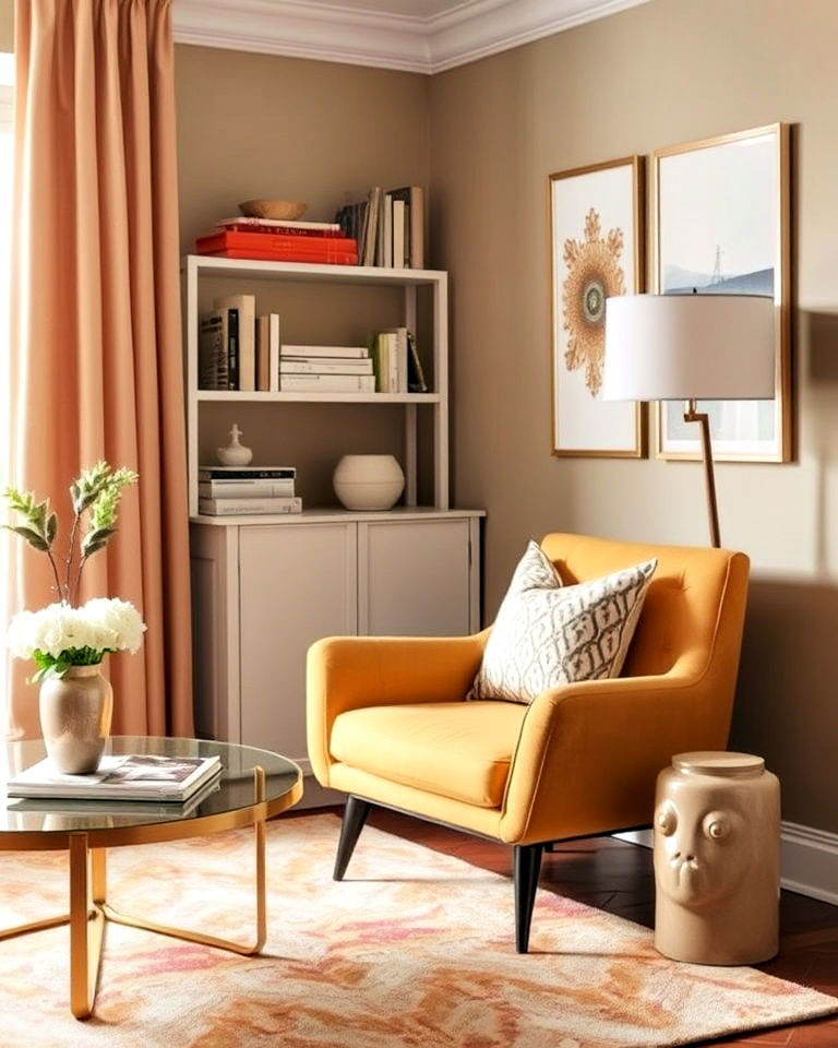 bold statement piece for small living room