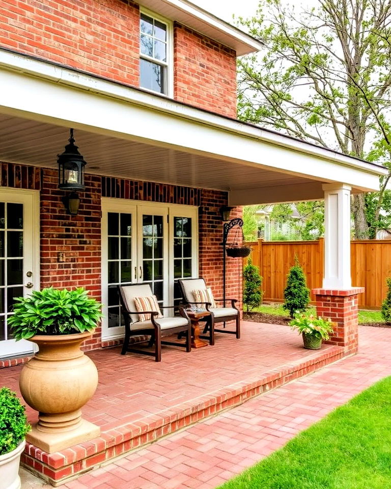 brick patio extension