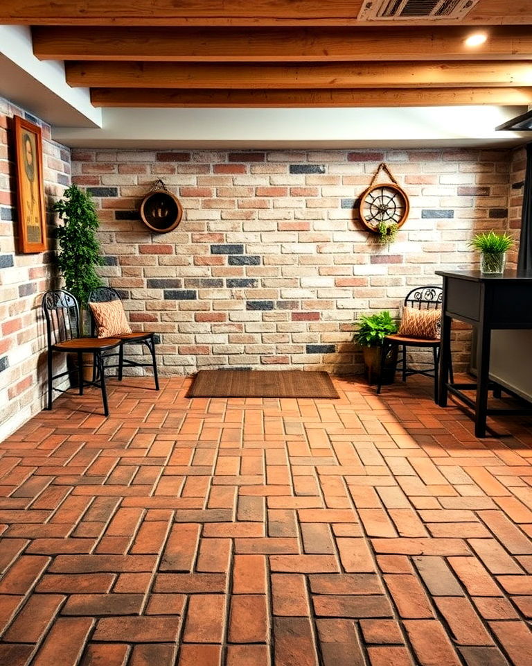 brick paver flooring