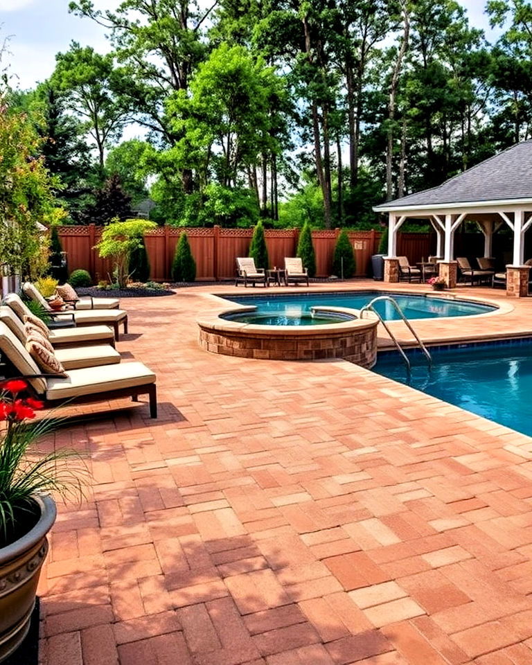 brick pavers for a classic touch