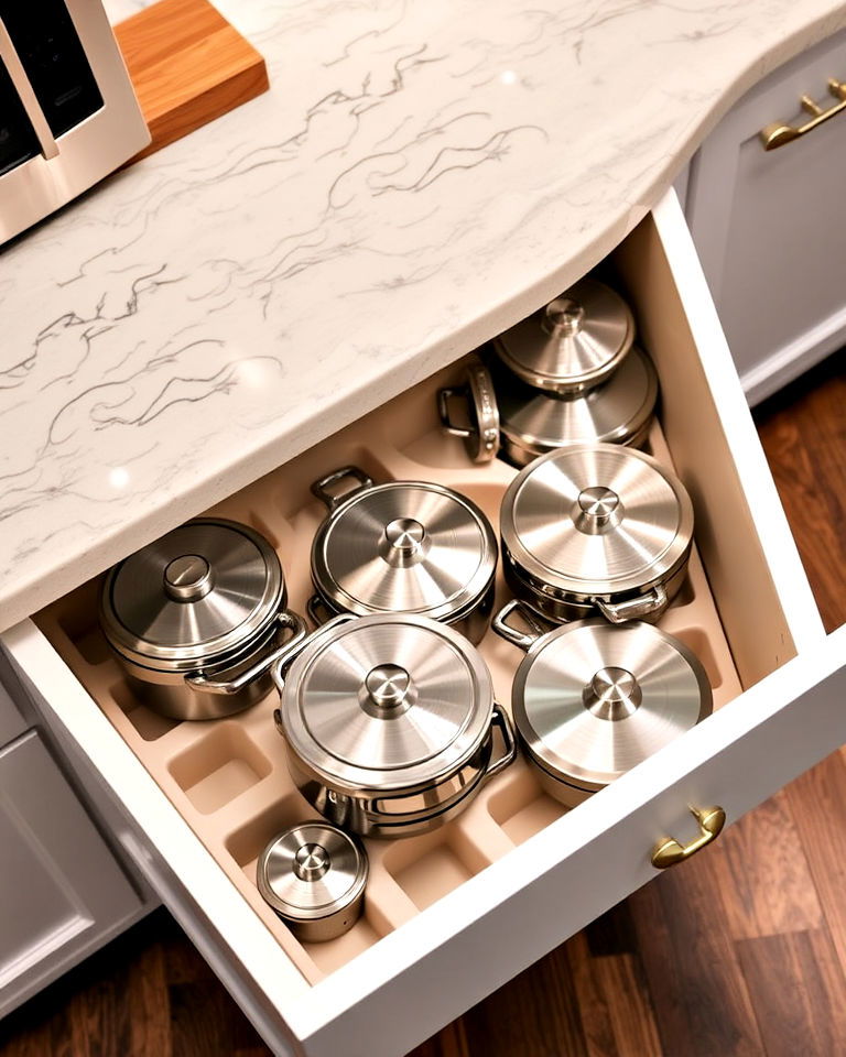 built in drawer inserts