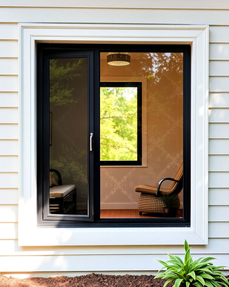 bulletproof window for safe room