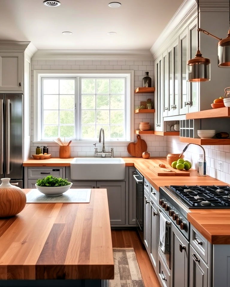 butcher block countertop