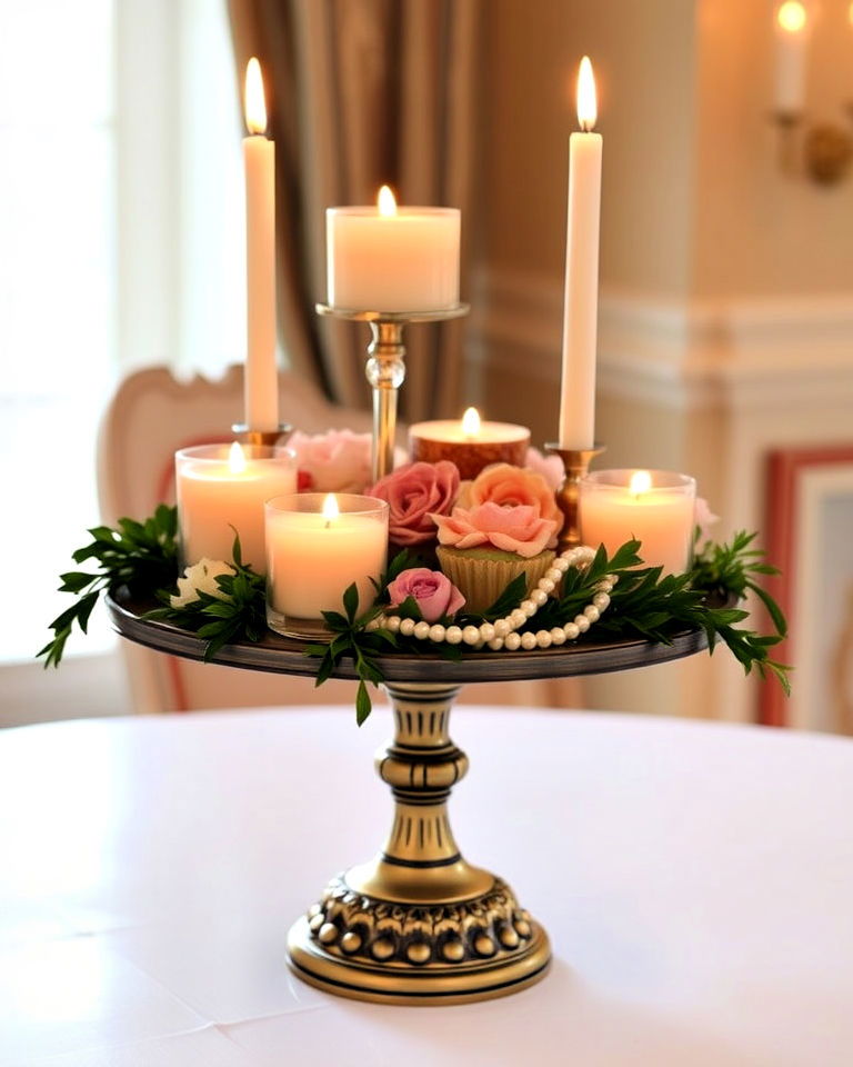 cake stand decor