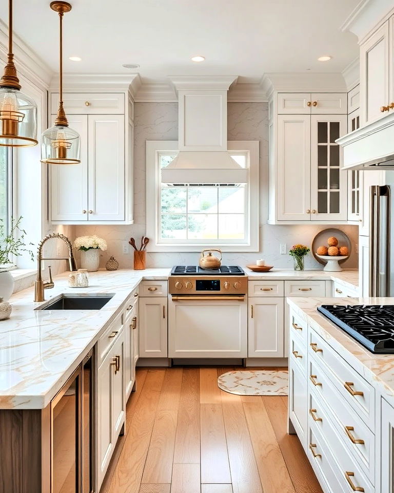 calacatta gold marble countertop