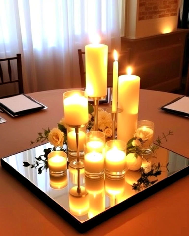 candle and mirror combination