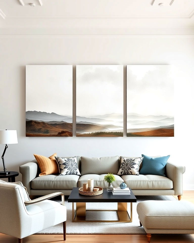 canvas triptychs wall art