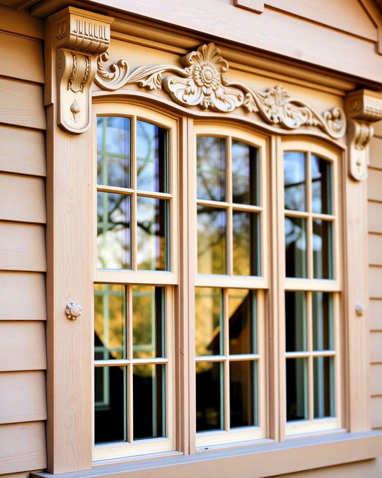 carved wooden trims