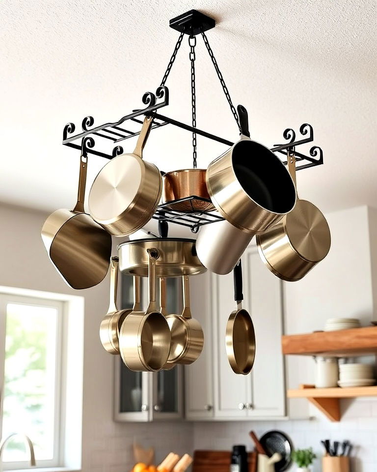 ceiling pot rack