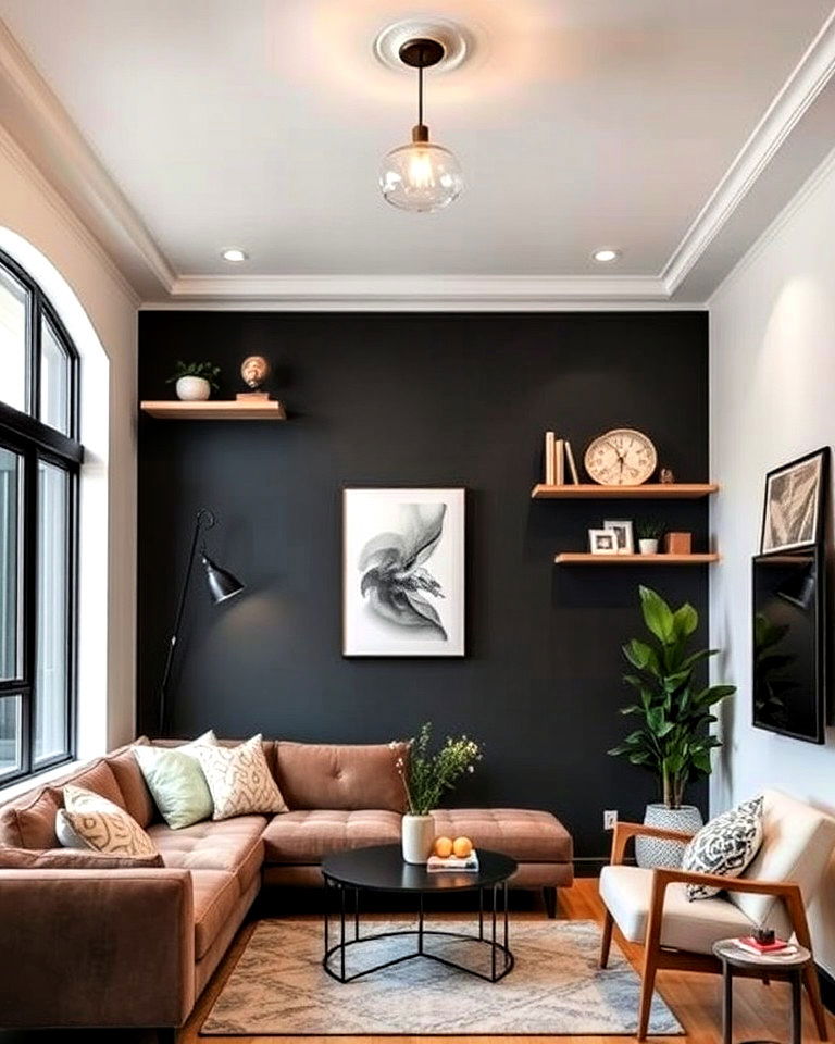 ceiling space in small living room