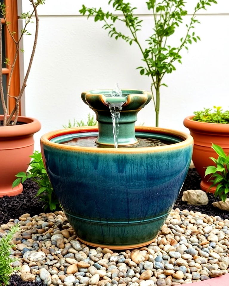 ceramic pot water features