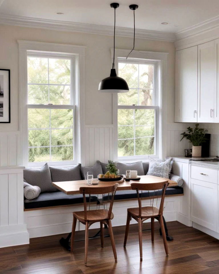 chair rail with shiplap panels for a coastal vibe
