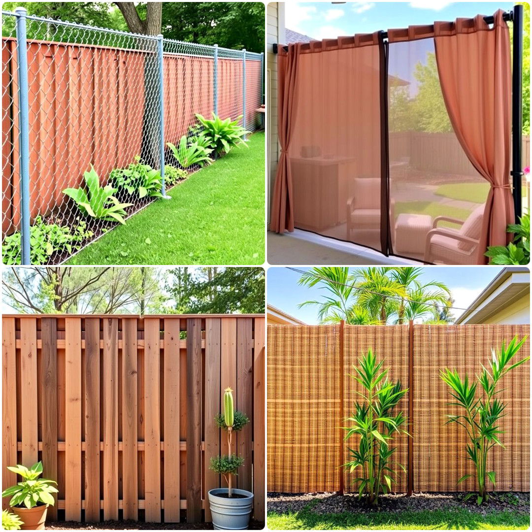 25 Inexpensive Privacy Fence Ideas for A Secure Backyard