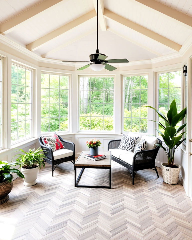 chevron pattern tiles