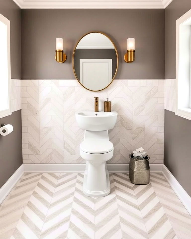chevron tile design