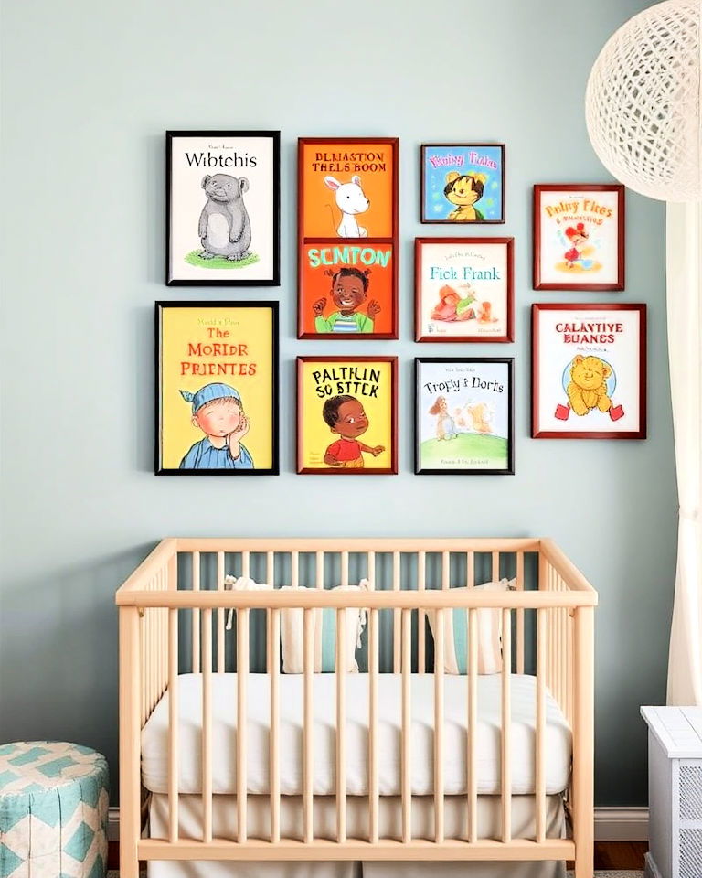 classic storybook gallery wall