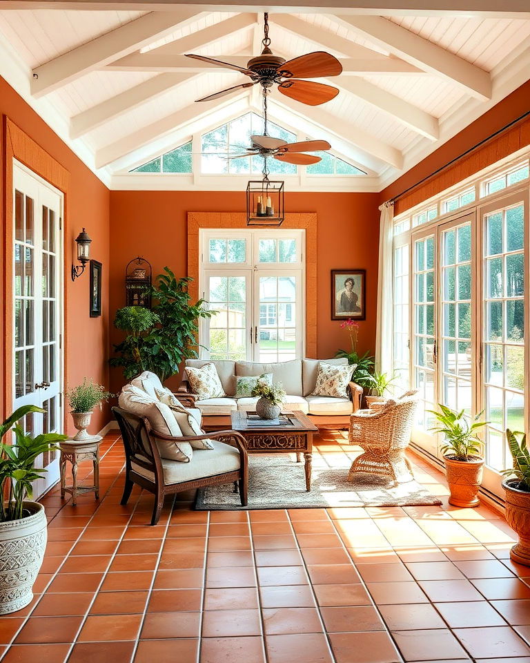 classic terracotta tiles