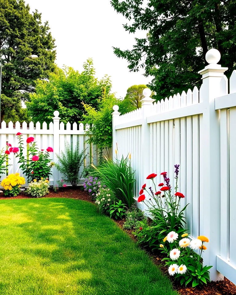 classic white fence