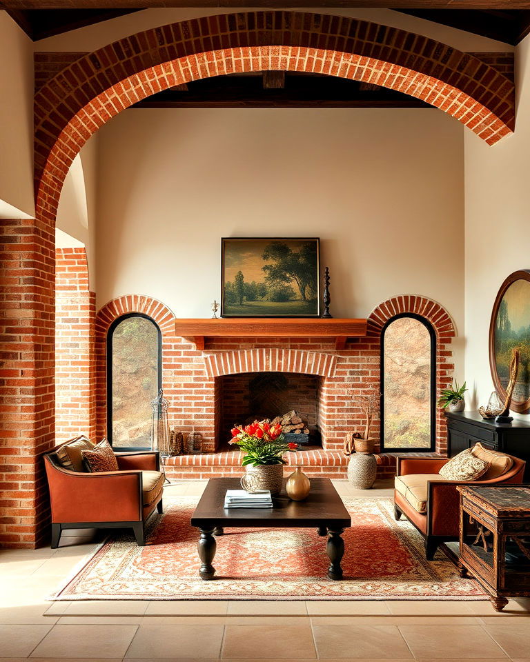 clay brick accents