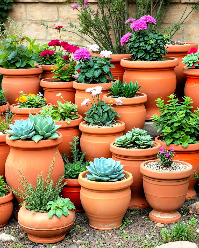 clay pot clusters