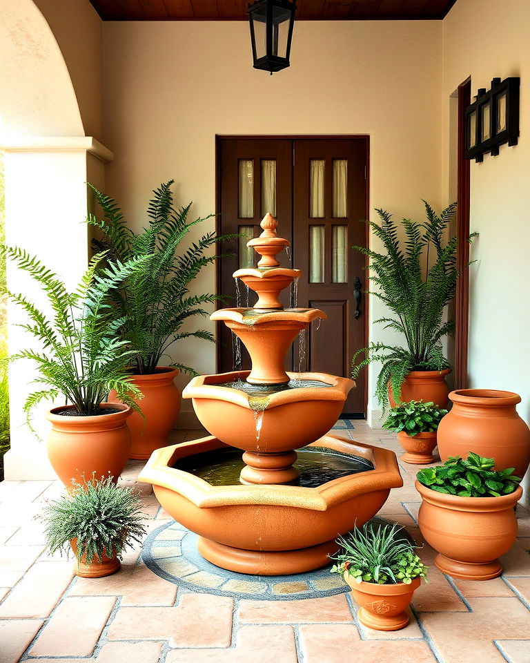 clay pot water features