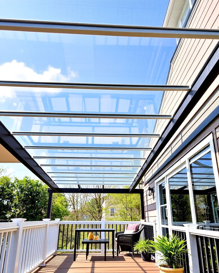 clear polycarbonate roofing for durability