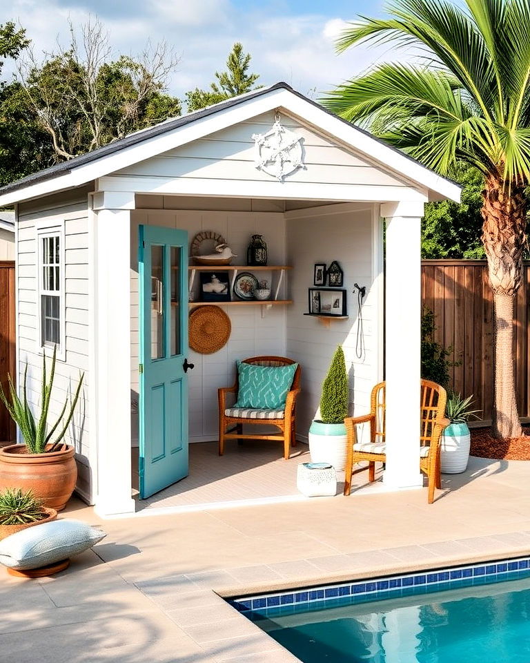 coastal beach shed