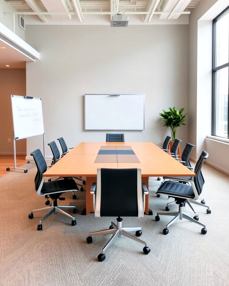 collaborative layouts with flexible furniture