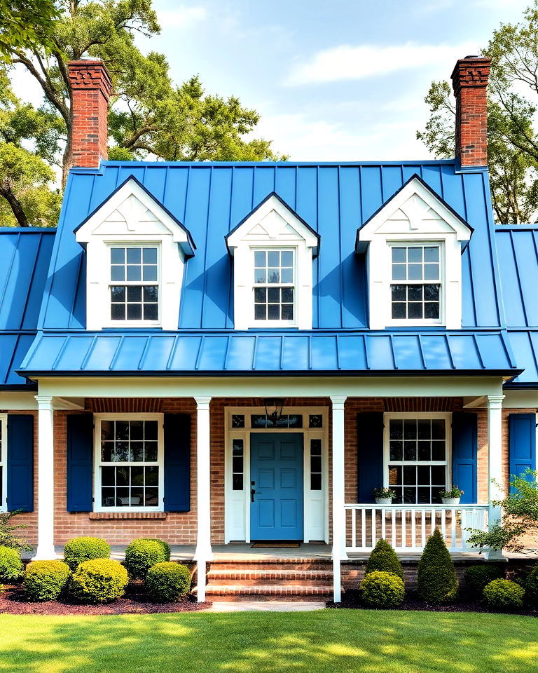 colonial style home with a modern edge design