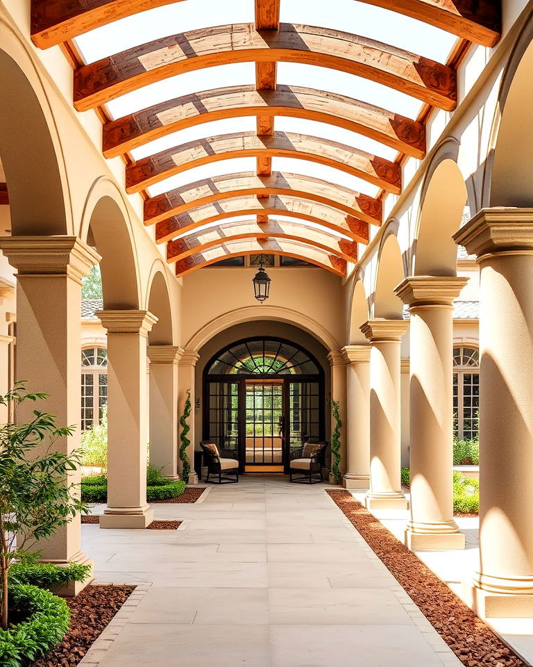 colonnades and arcades