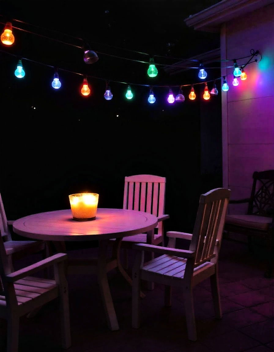 color changing string lights for playful vibes