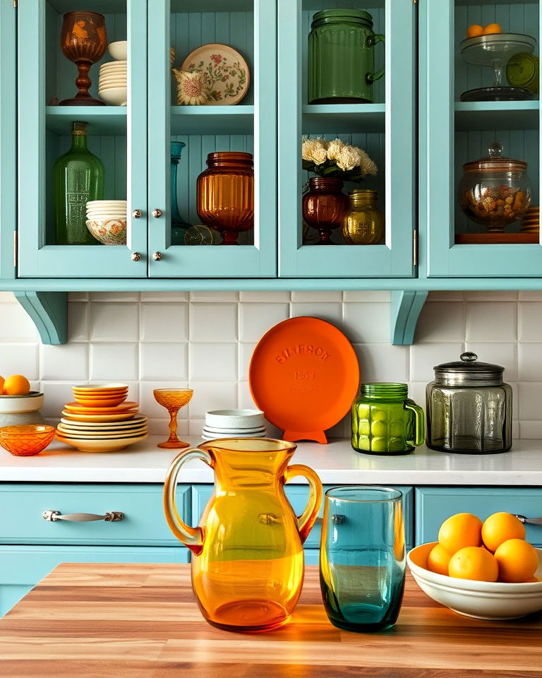 colored glassware