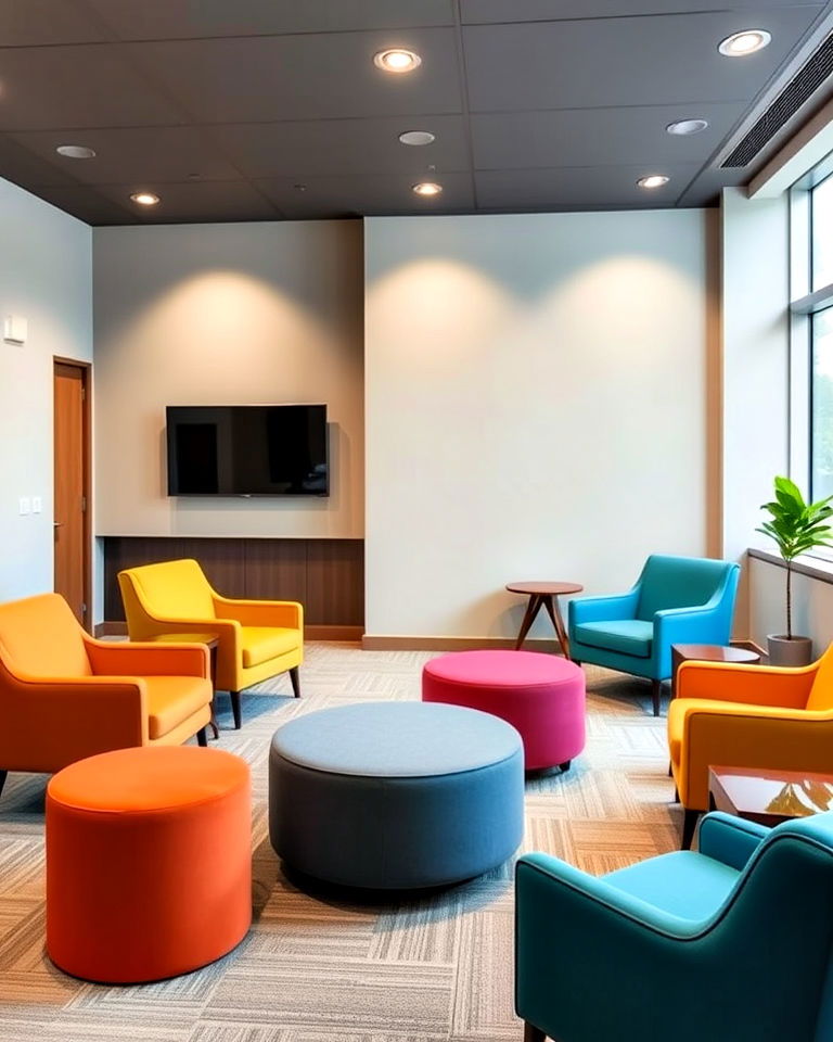 colorful accent furniture