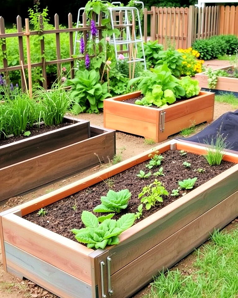 composite lumber raised bed for longevity