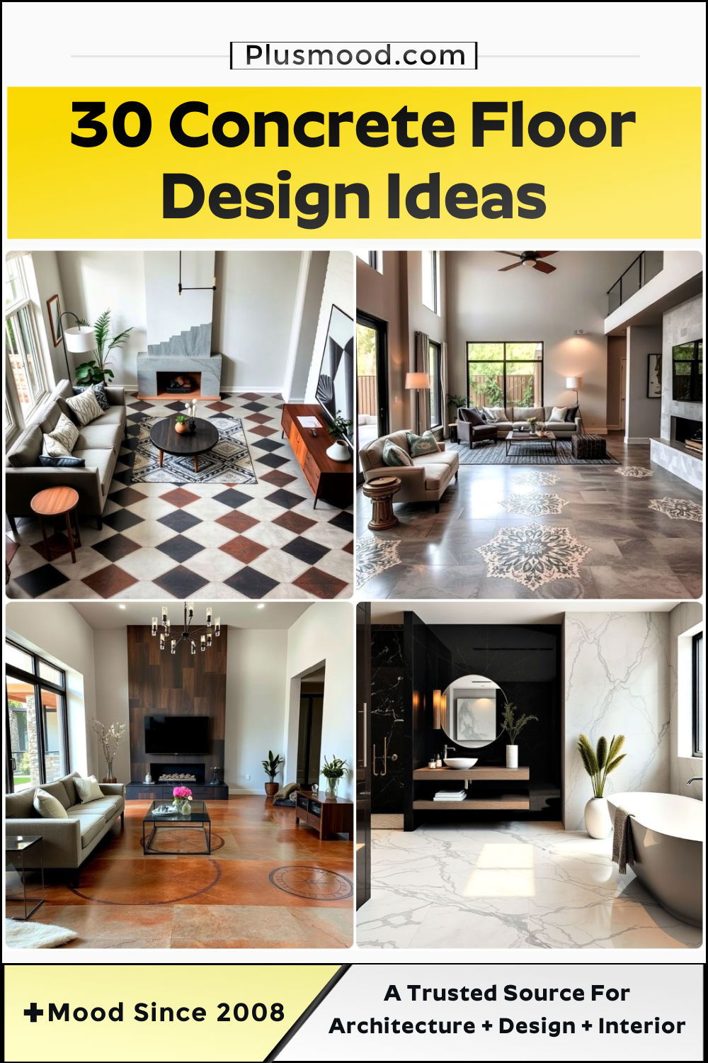 concrete floor design ideas and inspiration