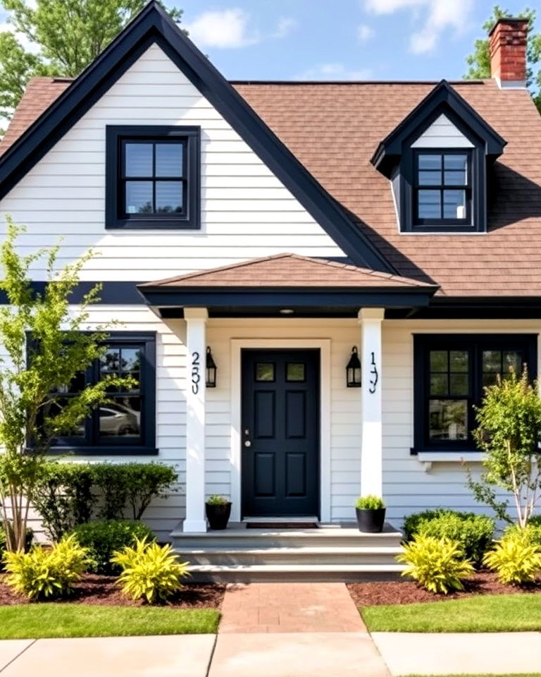 contrasting trim colors