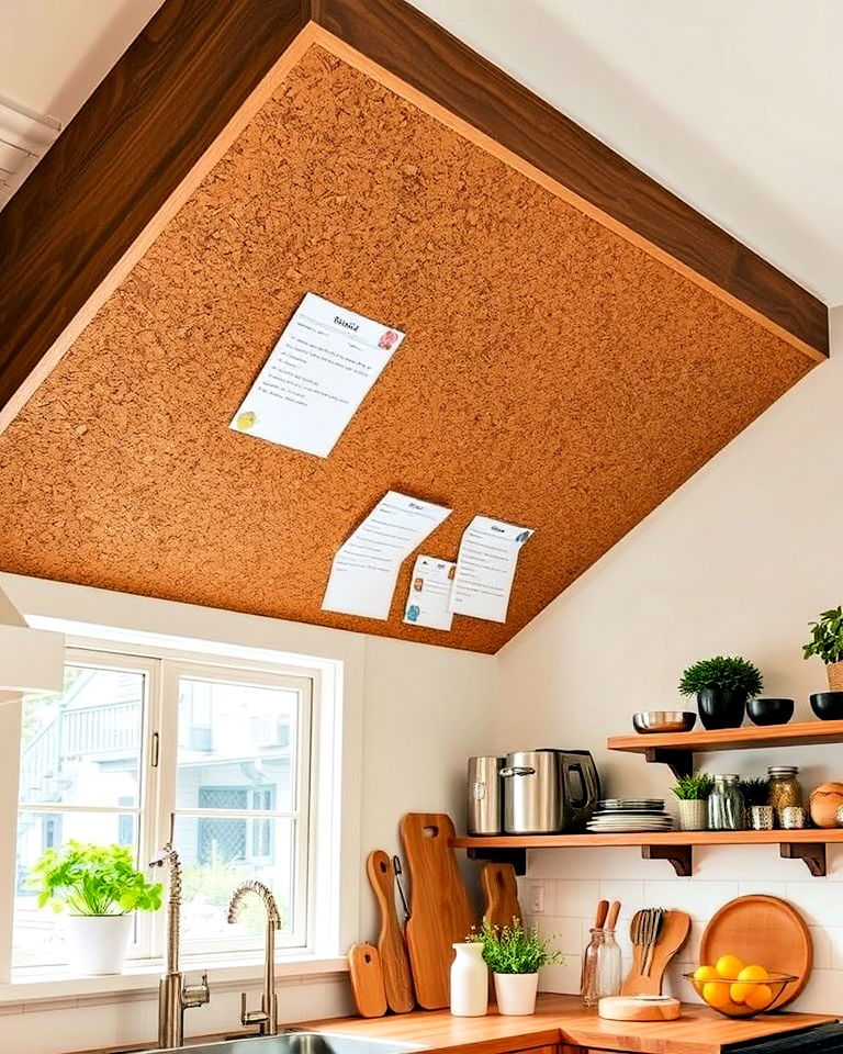 cork board for functional decor