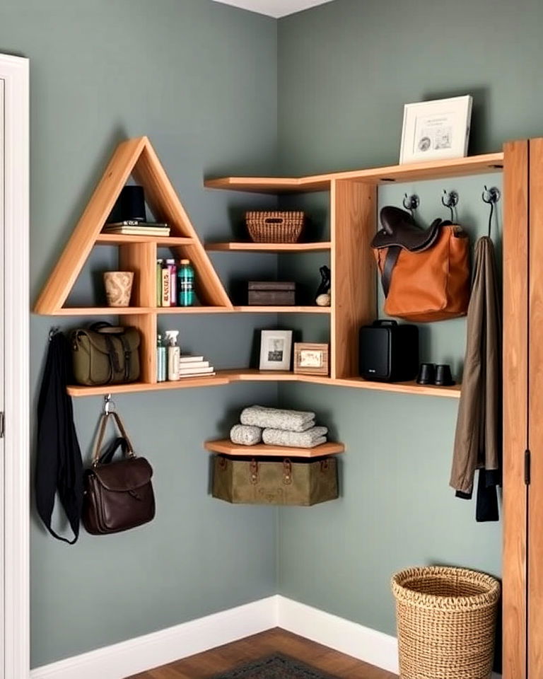 corner shelving units