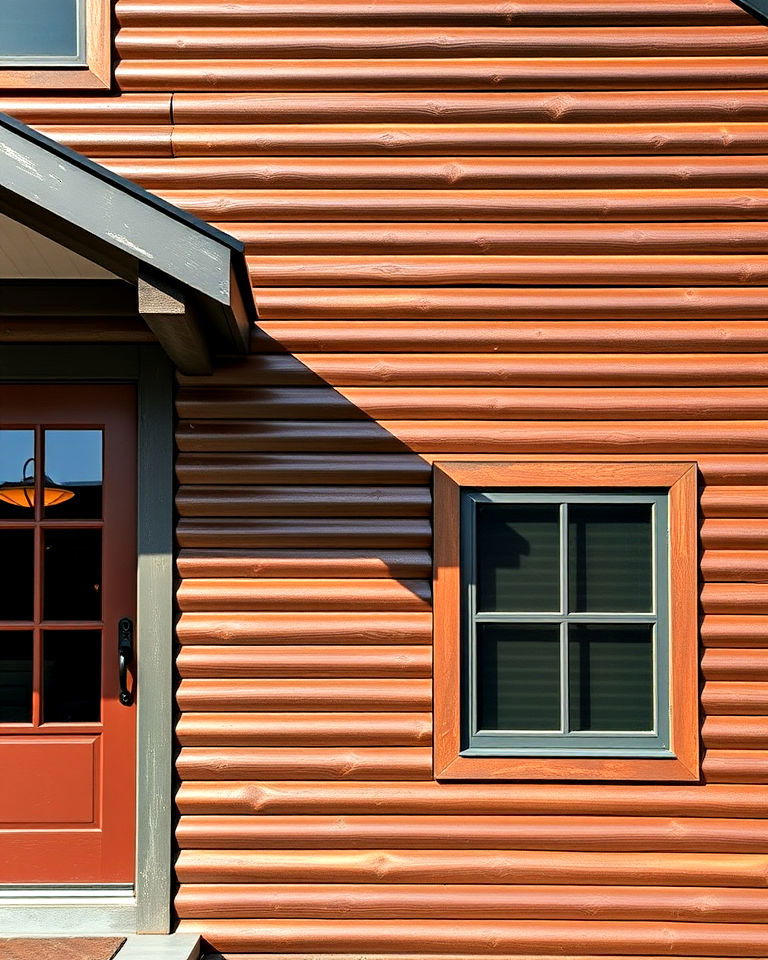 corrugated metal panels for a farmhouse vibe