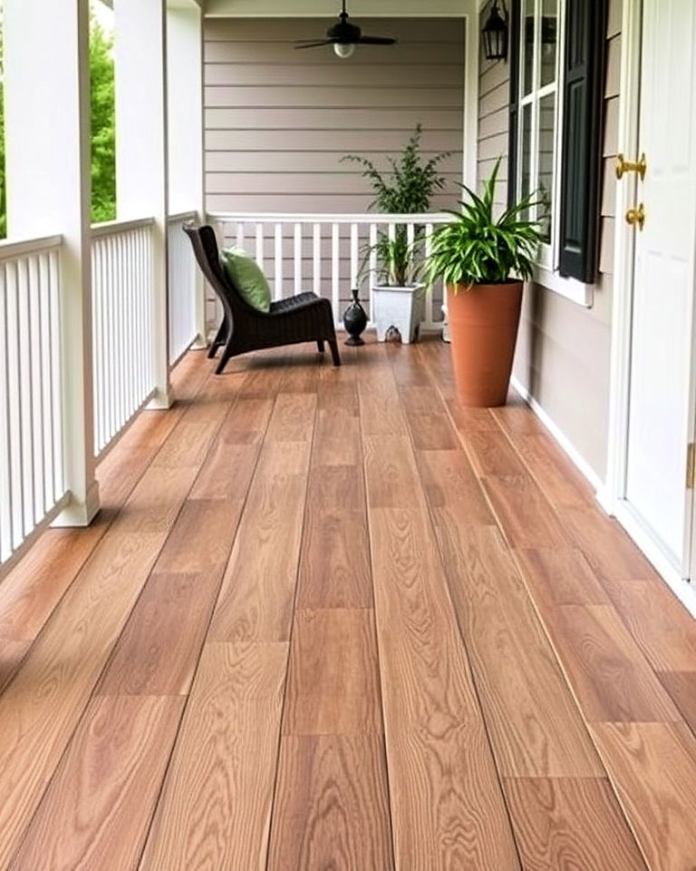 cost effective vinyl planks for porch flooring