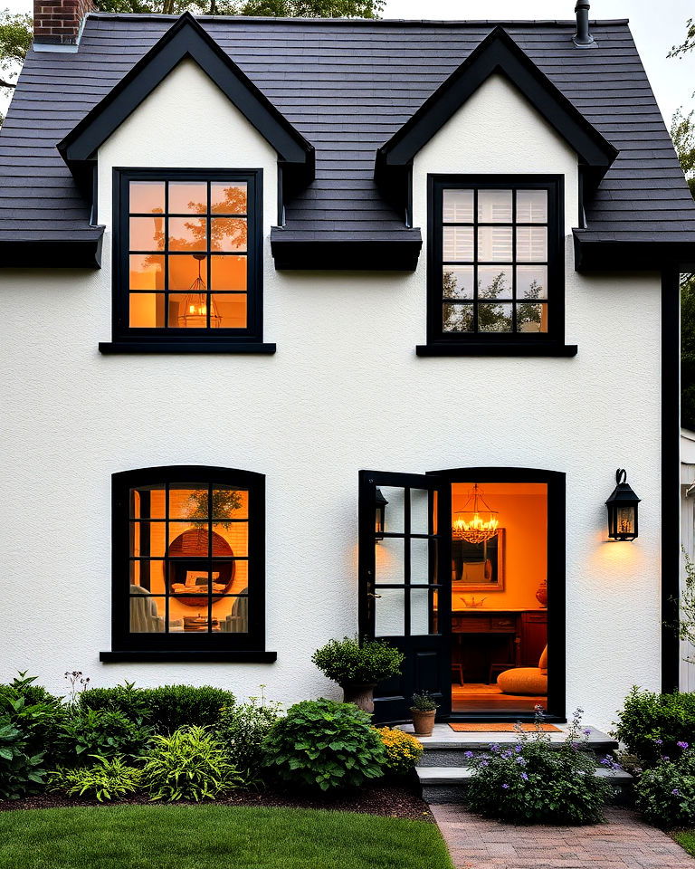 cottage house with a modern touch