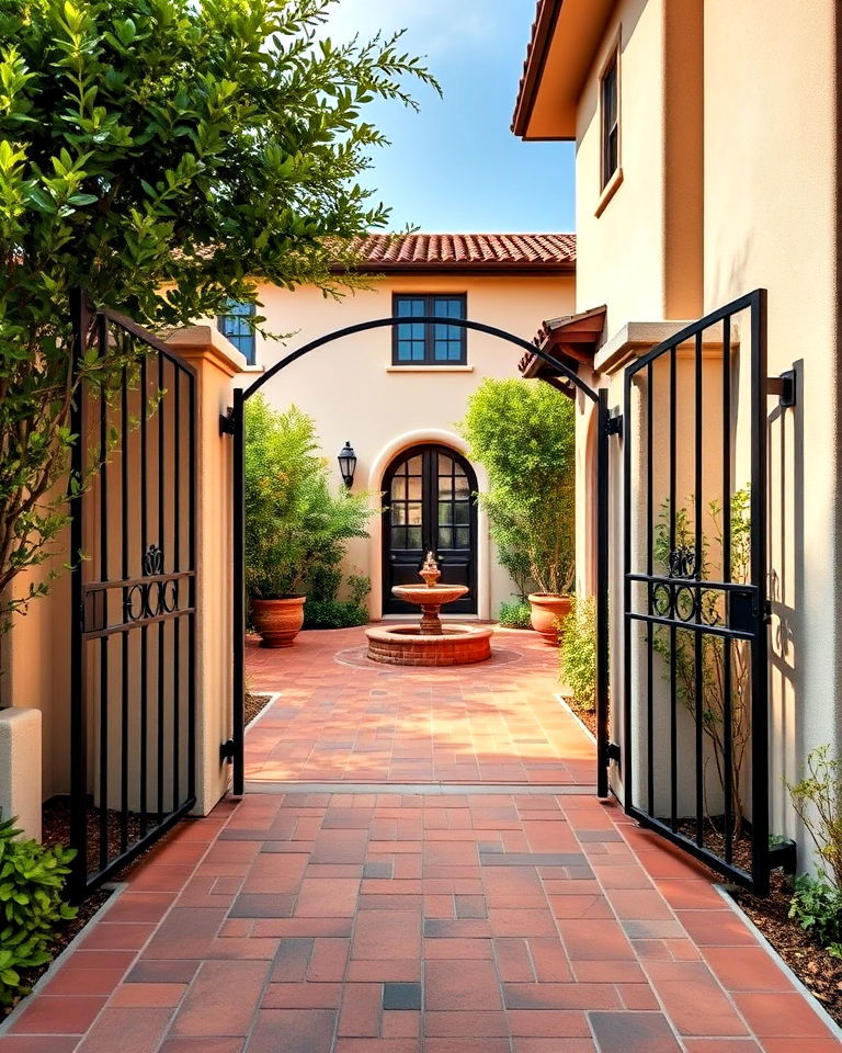 courtyard entryways
