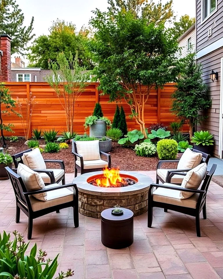courtyard fire pit