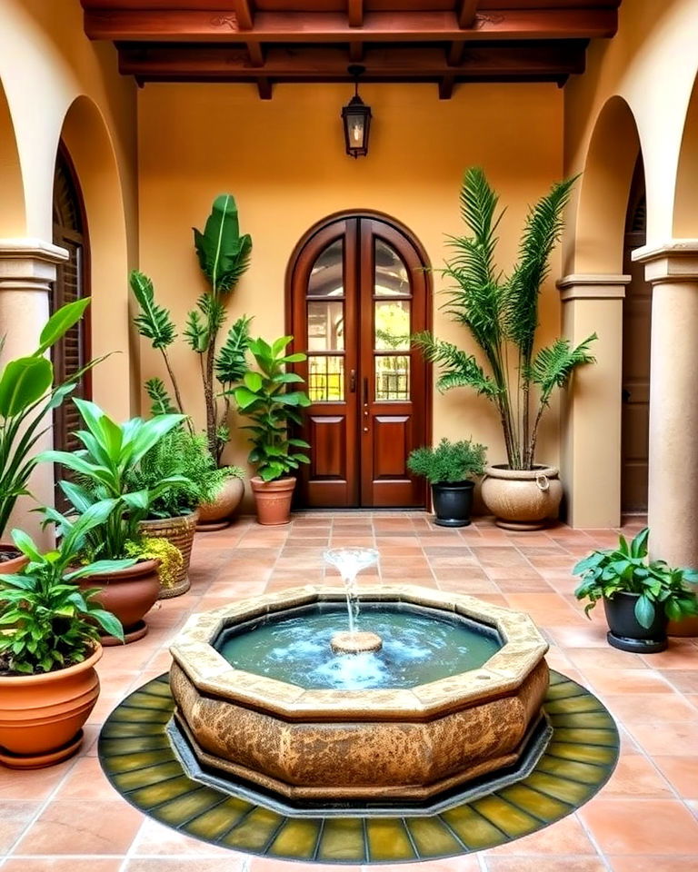 courtyard water features