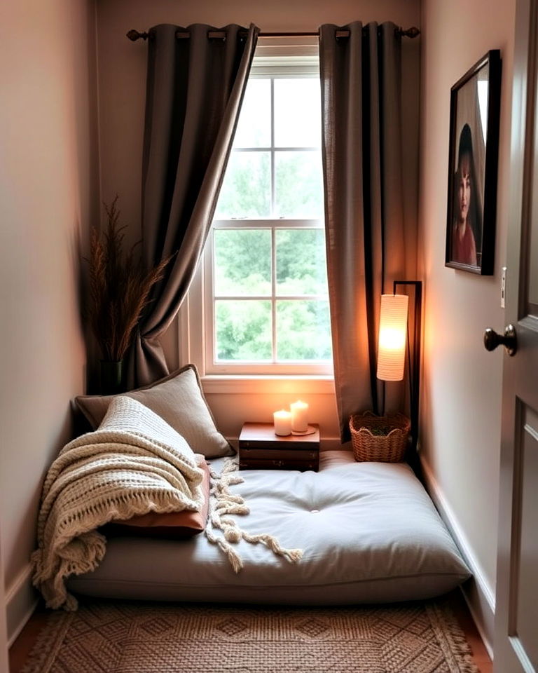 cozy corner meditation nook for daily mindfulness